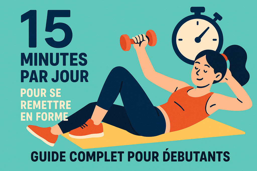 15 minutes par jour pour se remettre en forme : guide complet pour débutants