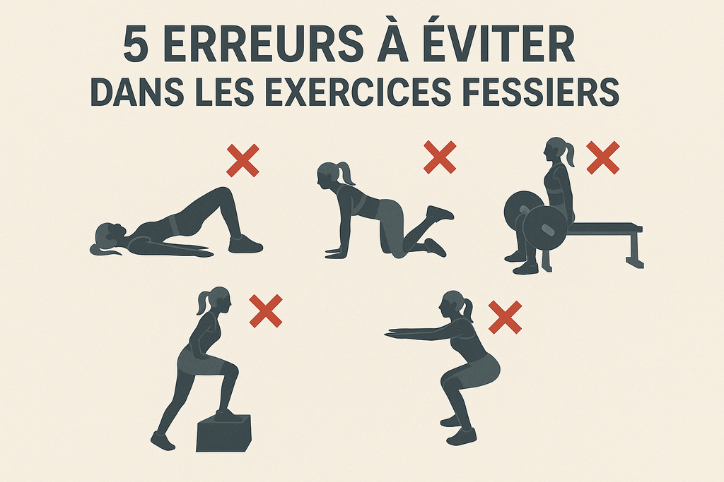 5 erreurs à éviter dans les exercices fessiers