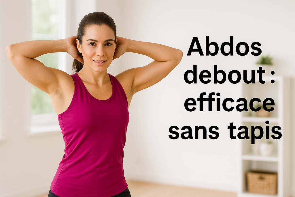Abdos debout : efficace sans tapis
