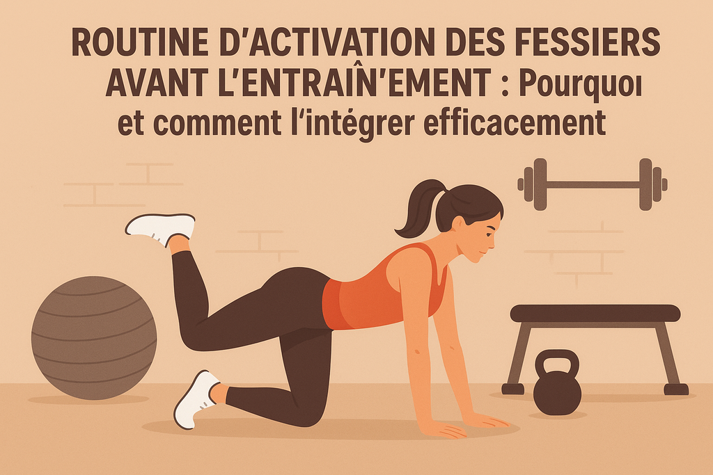 Routine d’activation des fessiers avant l’entraînement : pourquoi et comment l’intégrer efficacement
