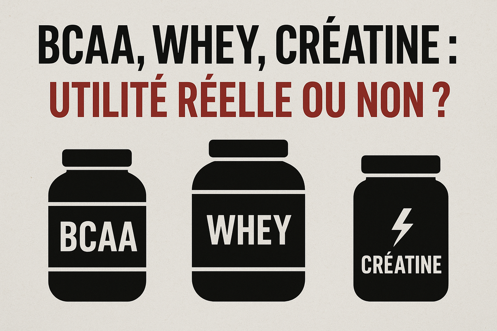 BCAA, Whey, Créatine : utilité réelle ou non ?