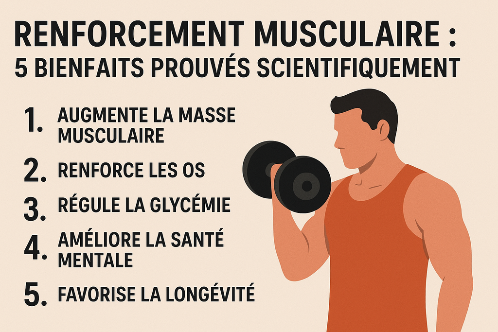 Renforcement musculaire : 5 bienfaits prouvés scientifiquement