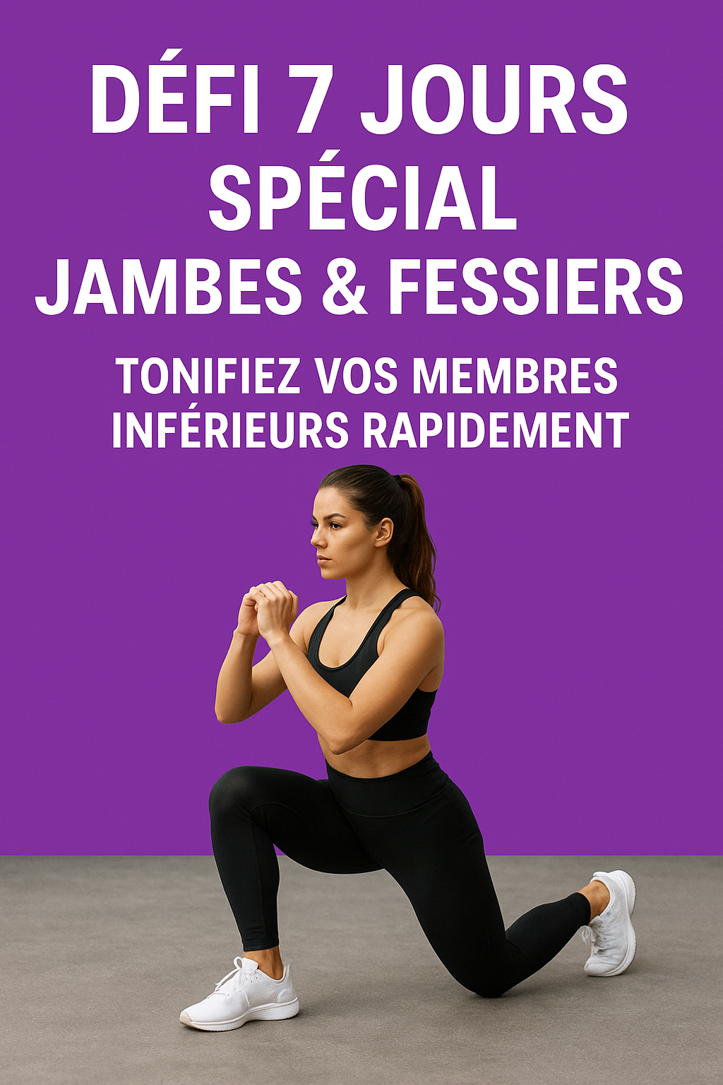 Défi 7 jours spécial jambes & fessiers : tonifiez vos membres inférieurs rapidement