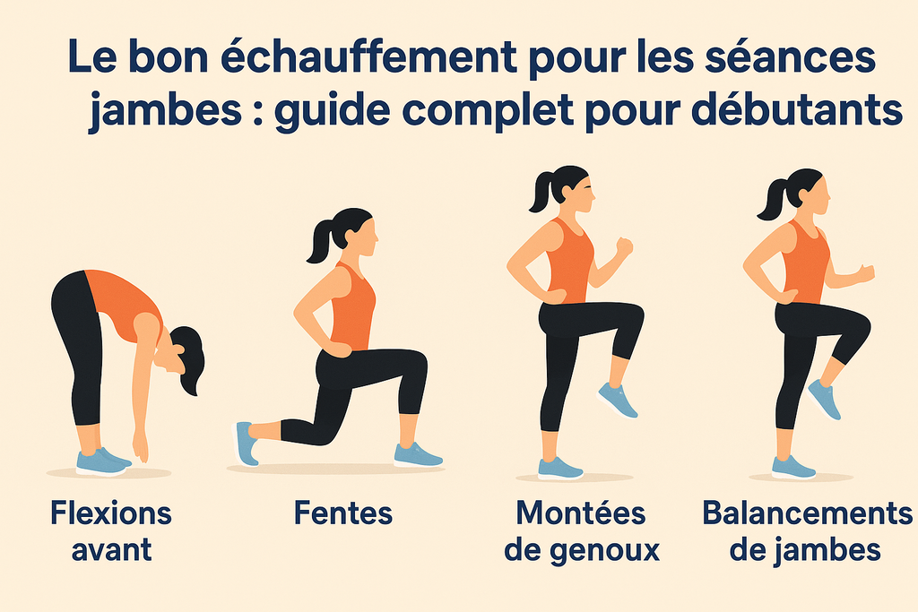Le bon échauffement pour les séances jambes : guide complet pour débutants