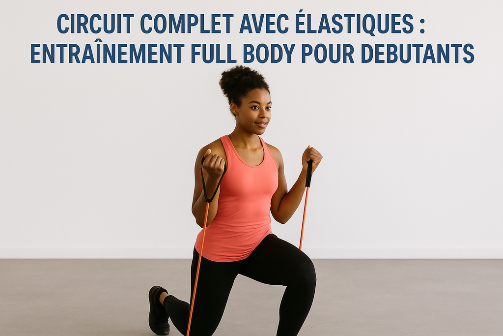 Circuit complet avec élastiques : entraînement full body pour débutants