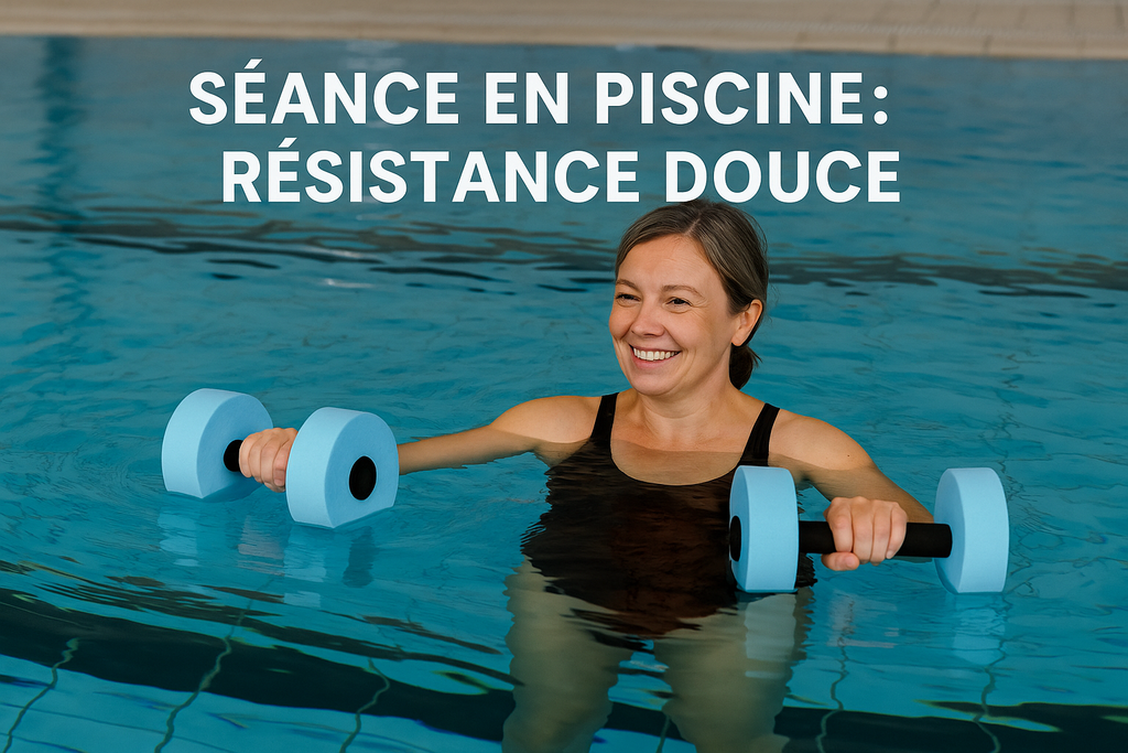 Séance en piscine : résistance douce