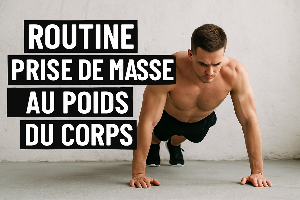 Routine prise de masse au poids du corps
