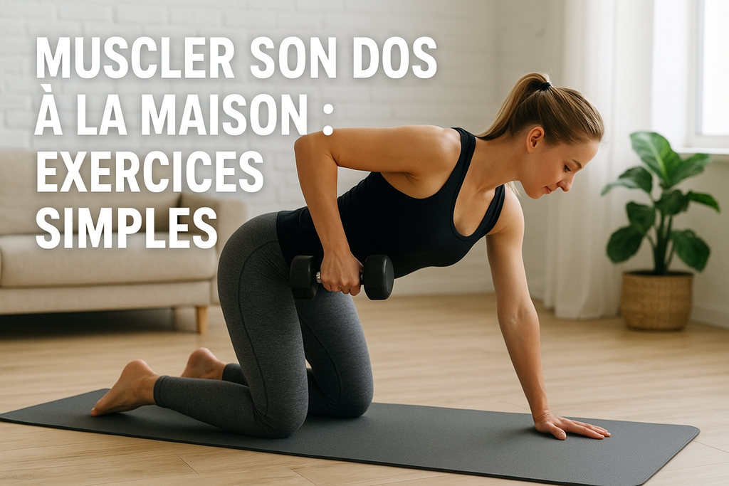 Muscler son dos à la maison : exercices simples