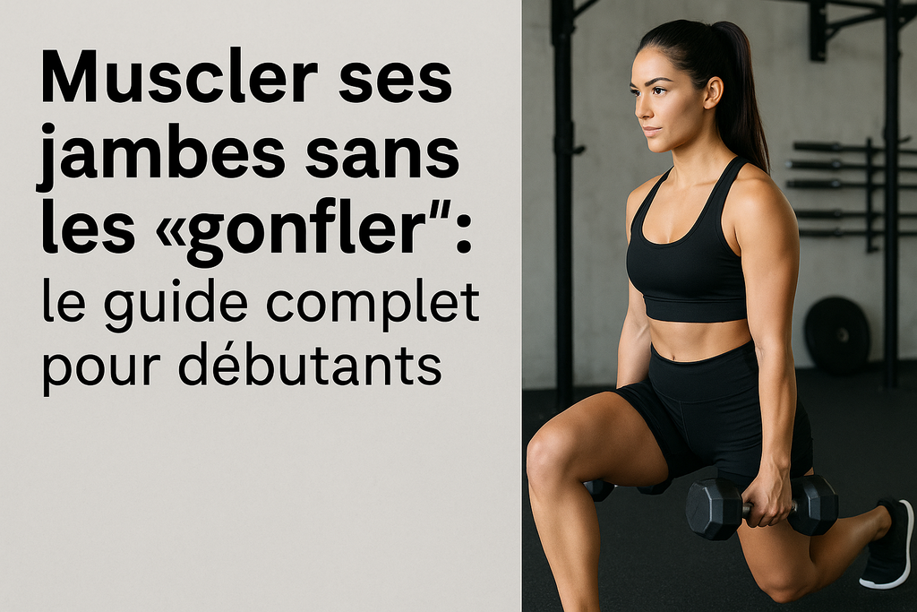 Muscler ses jambes sans les “gonfler” : le guide complet pour débutants