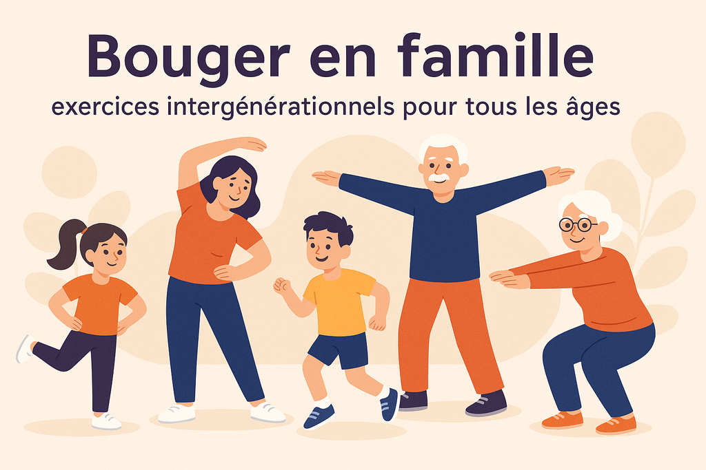 Bouger en famille : exercices intergénérationnels pour tous les âges
