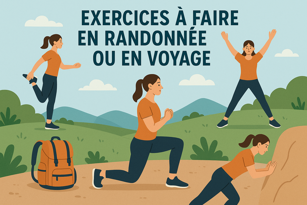 Exercices à faire en randonnée ou en voyage