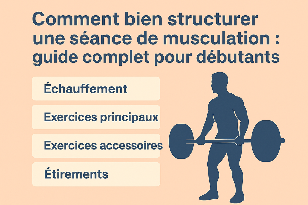 Comment bien structurer une séance de musculation : guide complet pour débutants