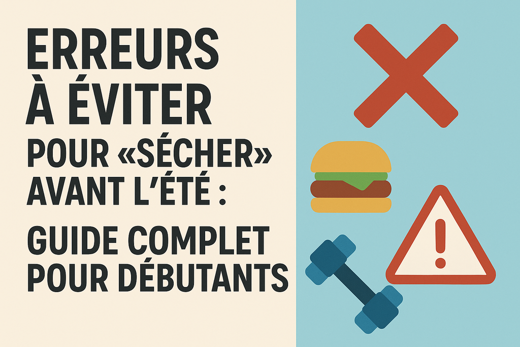 Erreurs à éviter pour “sécher” avant l’été : guide complet pour débutants