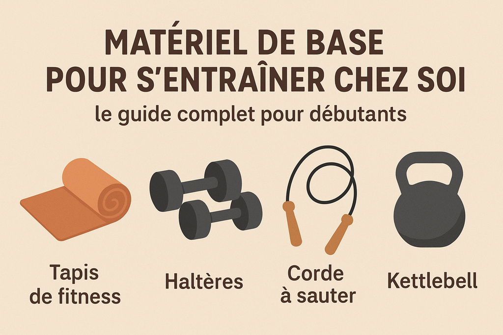 Matériel de base pour s’entraîner chez soi : le guide complet pour débutants