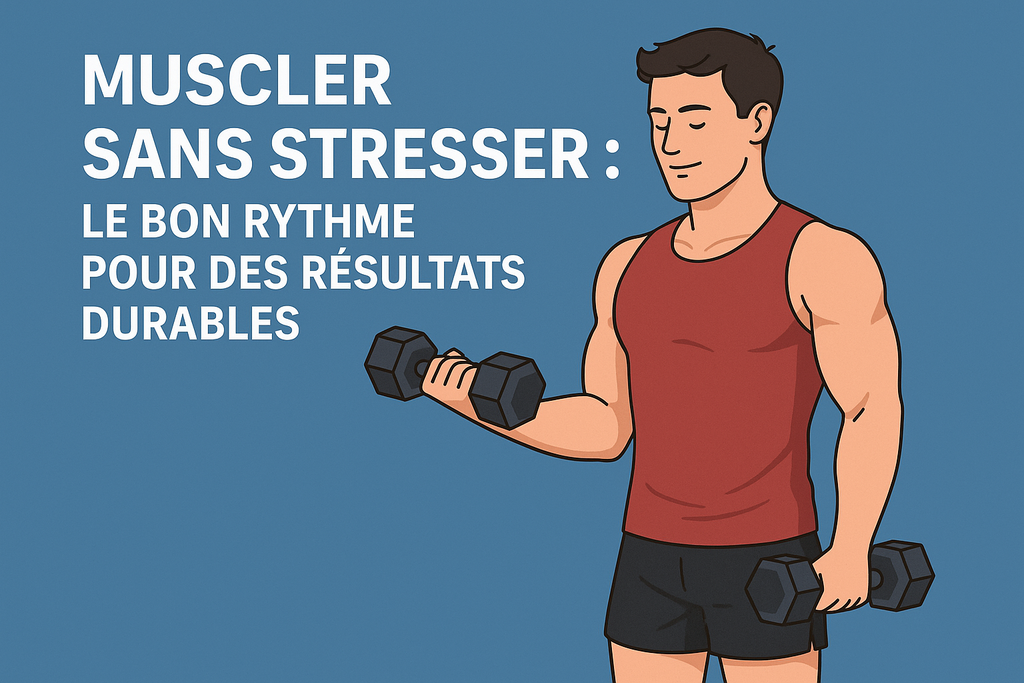 Muscler sans stresser : le bon rythme pour des résultats durables