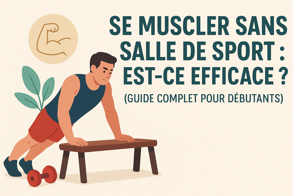 Se muscler sans salle de sport : est-ce efficace ? (Guide complet pour débutants)