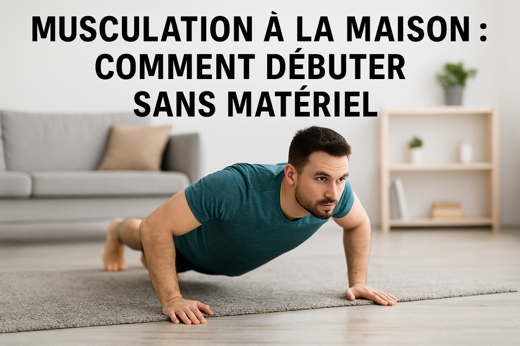 Musculation à la maison : comment débuter sans matériel
