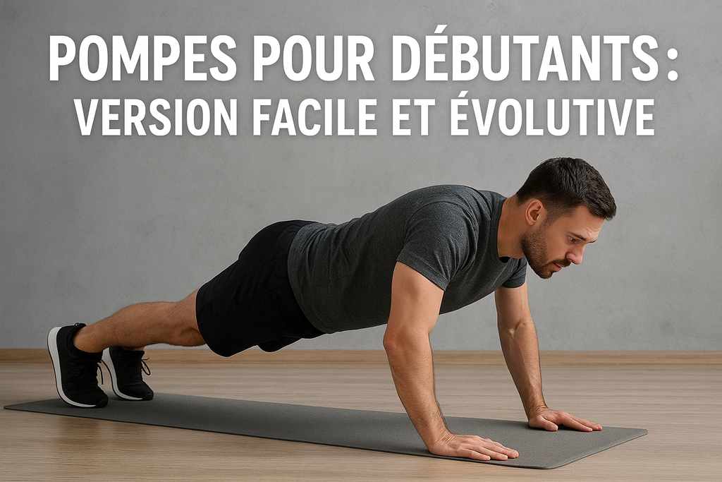 Pompes pour débutants : version facile et évolutive