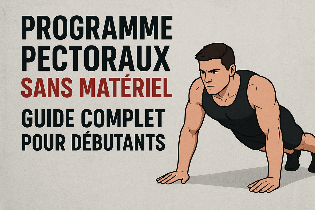 Programme Pectoraux Sans Matériel : Guide Complet pour Débutants