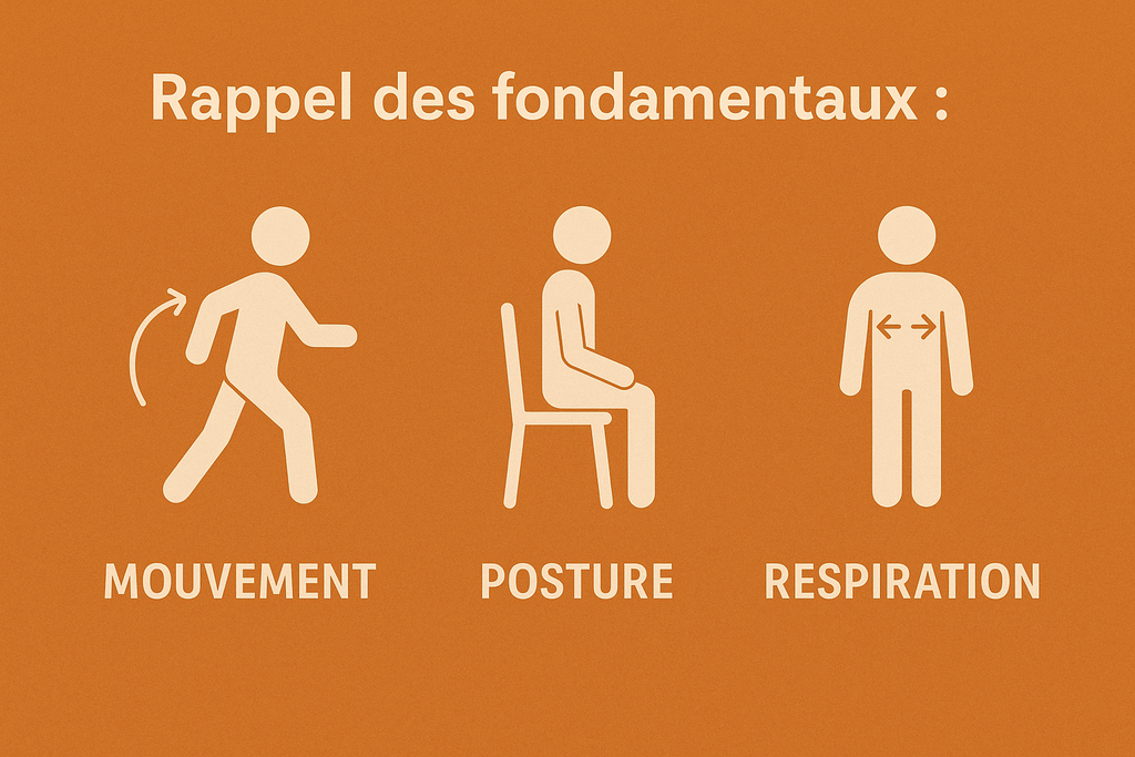 Rappel des fondamentaux : mouvement, posture, respiration