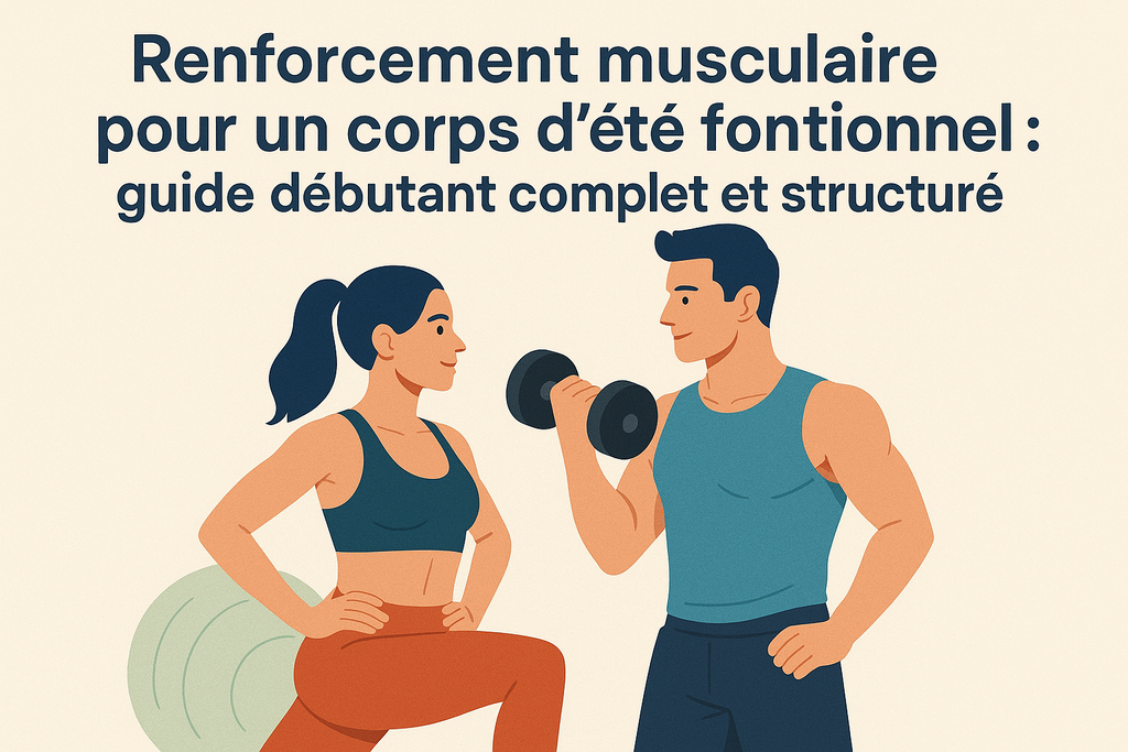 Renforcement musculaire pour un corps d’été fonctionnel : guide débutant complet et structuré