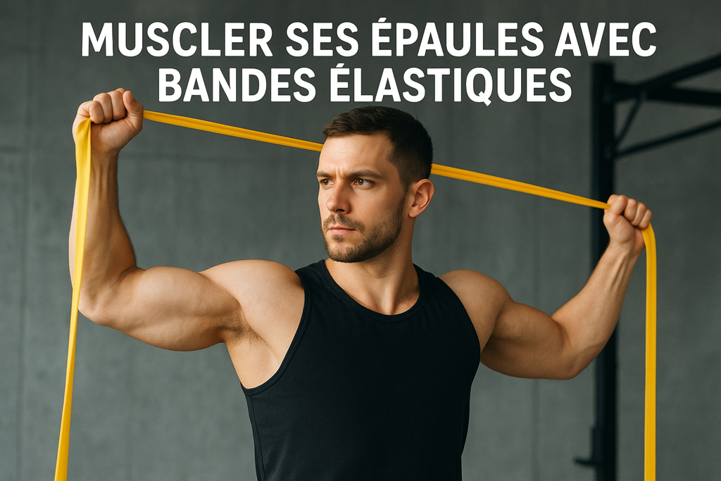 Muscler ses épaules avec bandes élastiques