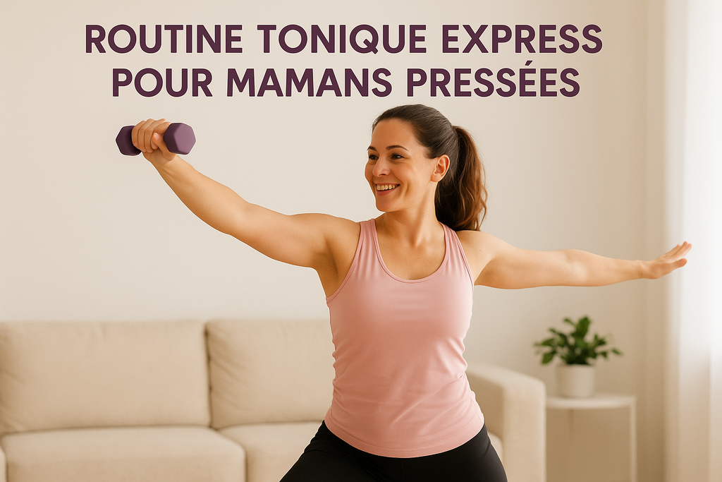 Routine tonique express pour mamans pressées