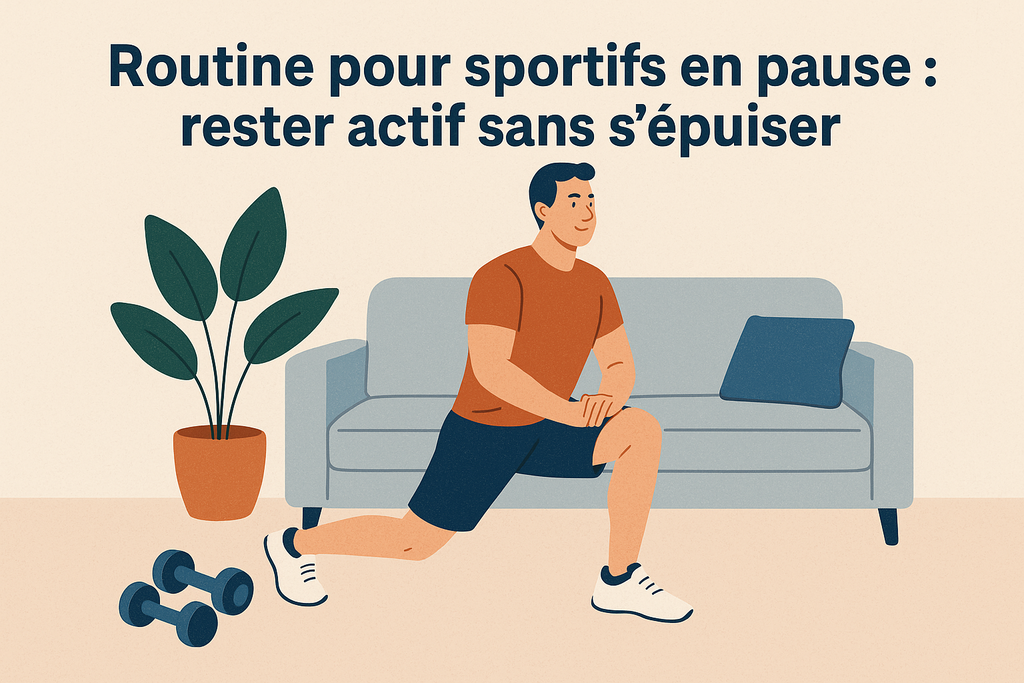 Routine pour sportifs en pause : rester actif sans s’épuiser