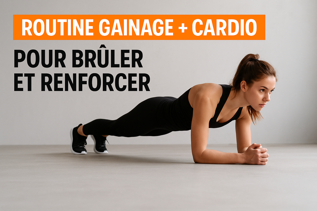 Routine gainage + cardio pour brûler et renforcer