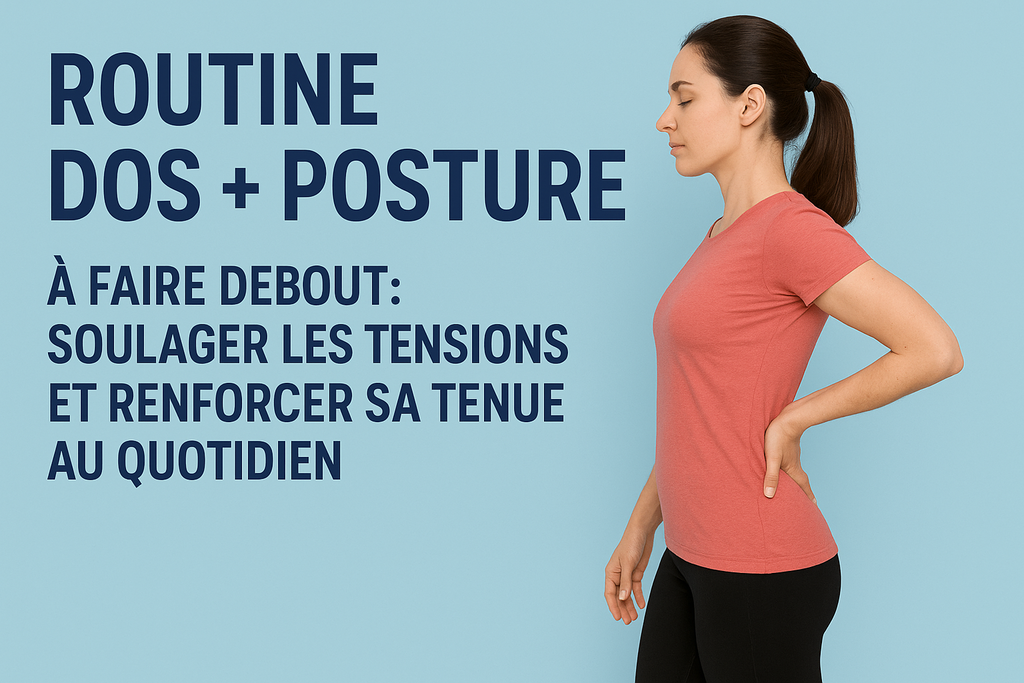 Routine dos + posture à faire debout : soulager les tensions et renforcer sa tenue au quotidien