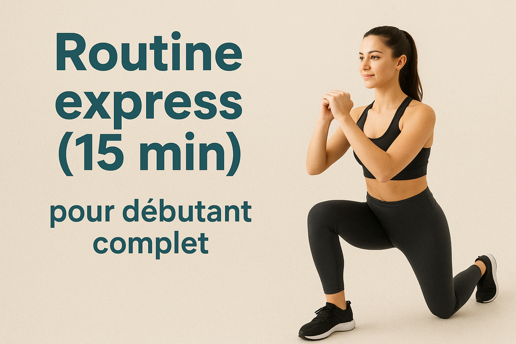 Routine express (15 min) pour débutant complet