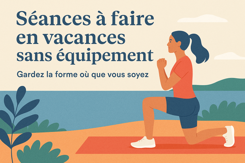 Séances à faire en vacances sans équipement : Gardez la forme où que vous soyez