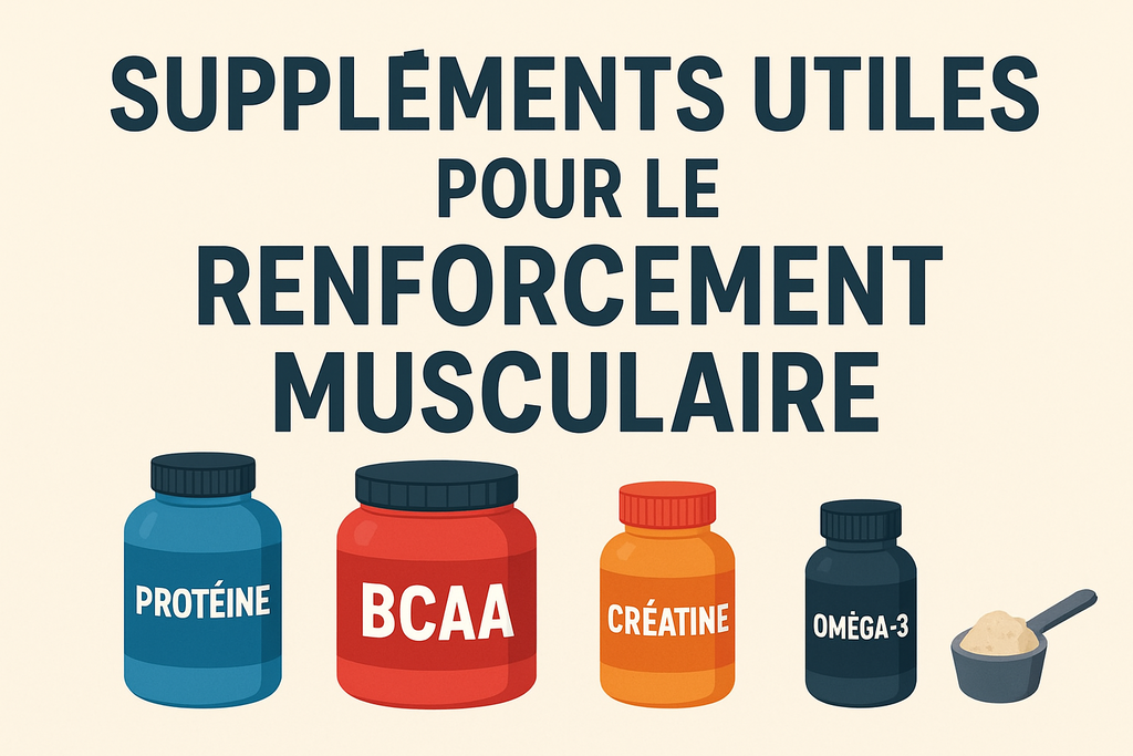 Suppléments utiles pour le renforcement musculaire
