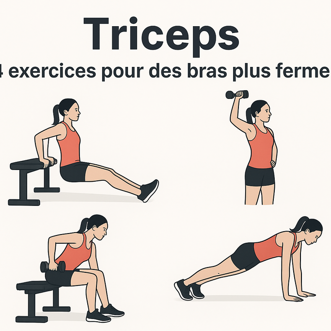 Triceps : 4 exercices pour des bras plus fermes