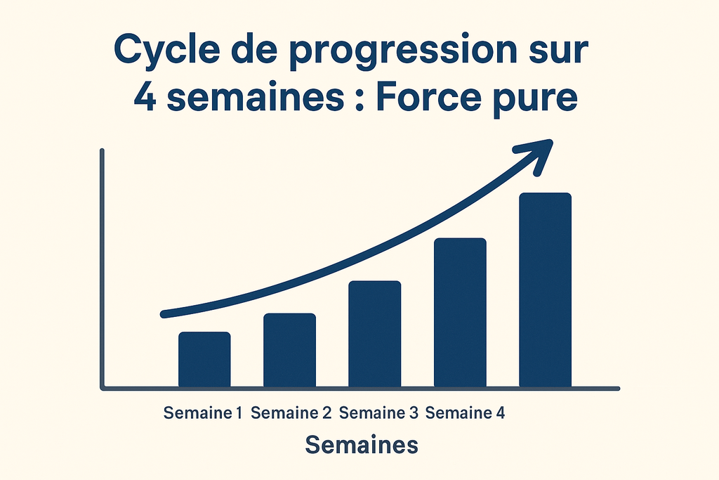 Cycle de progression sur 4 semaines : Force pure