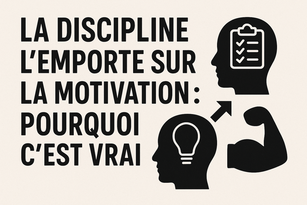 La discipline l’emporte sur la motivation : pourquoi c’est vrai
