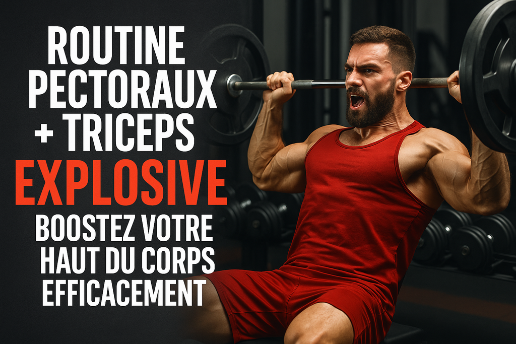 Routine pectoraux + triceps explosive : boostez votre haut du corps efficacement