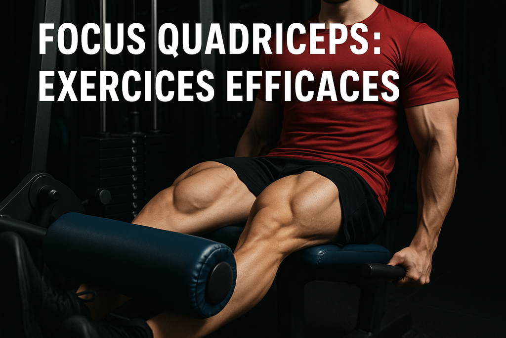 Focus quadriceps : exercices efficaces