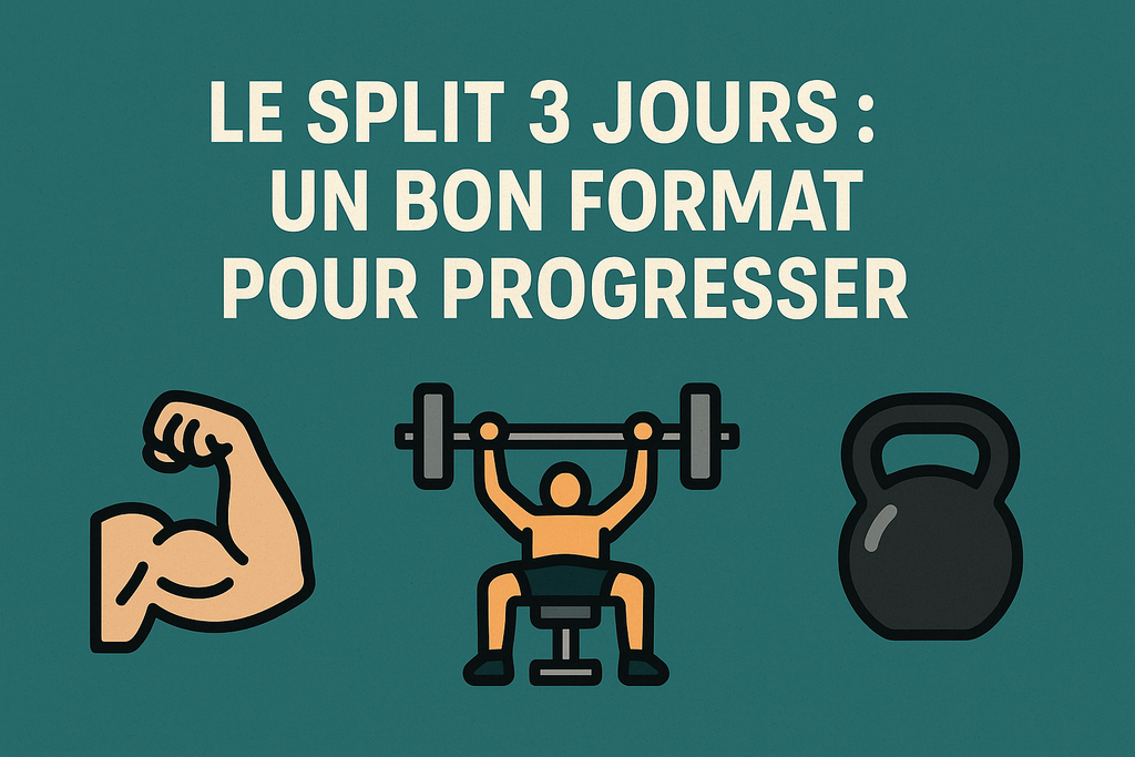 Le split 3 jours : un bon format pour progresser