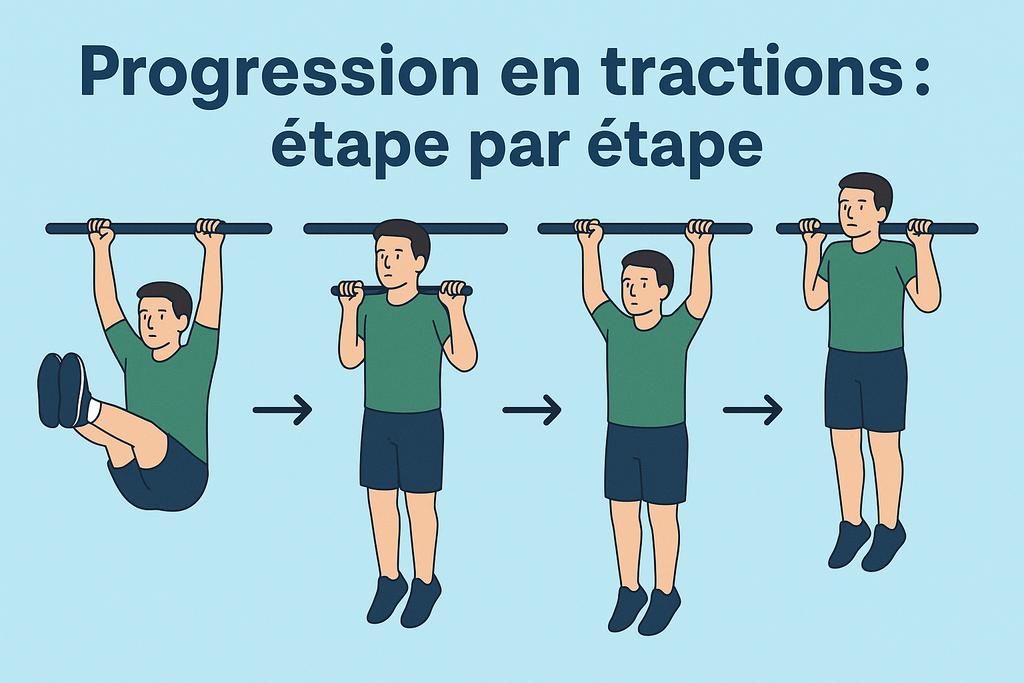 Progression en tractions : étape par étape