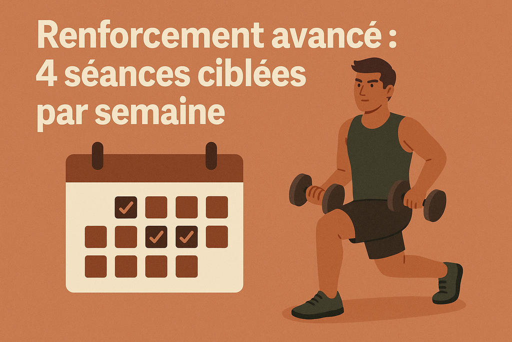 Renforcement avancé : 4 séances ciblées par semaine
