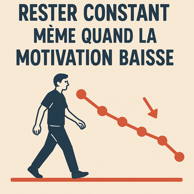 Rester constant même quand la motivation baisse