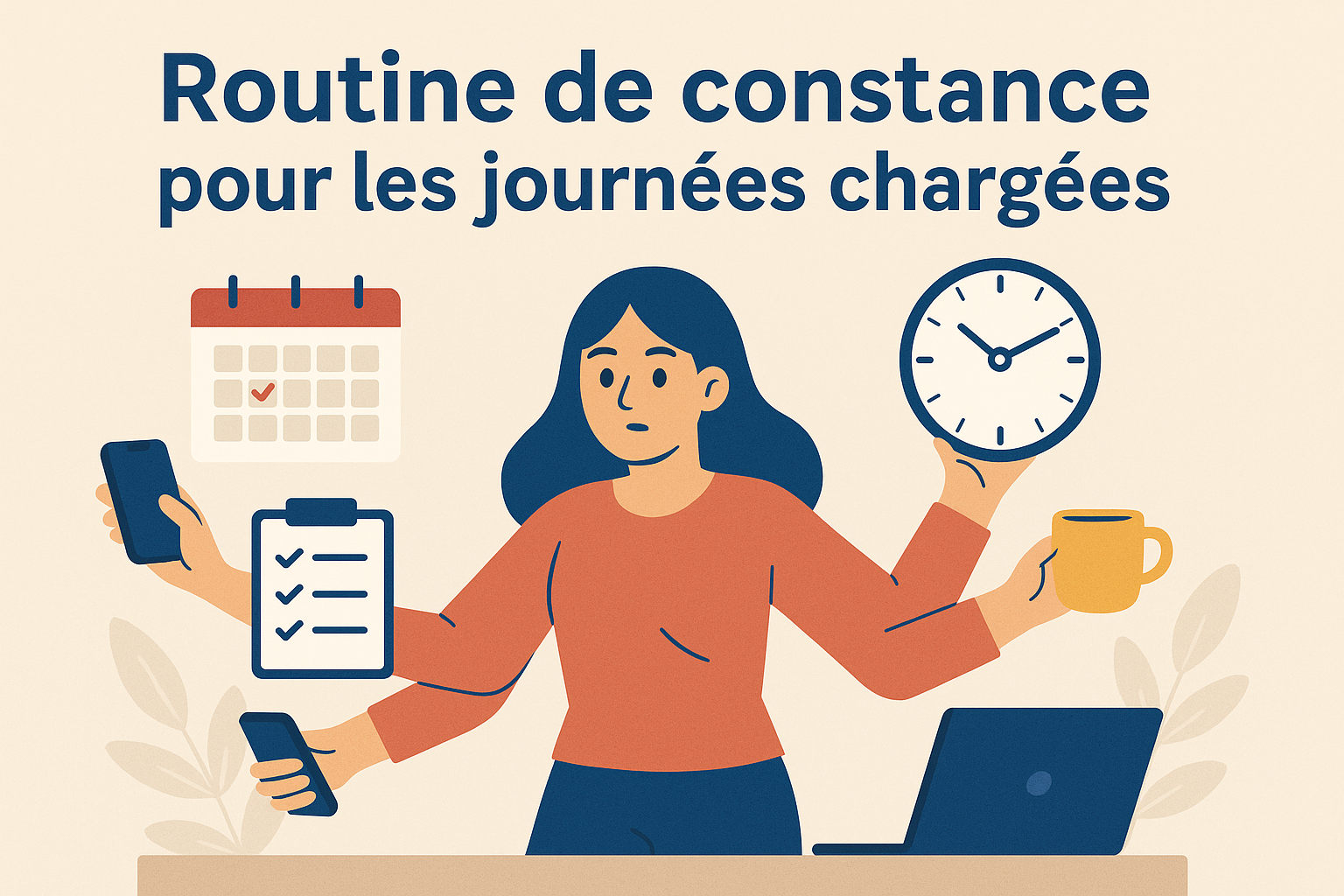 Routine de constance pour les journées chargées