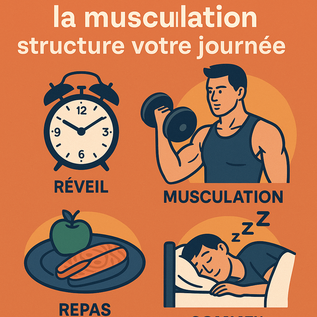 Comment la musculation structure votre journée