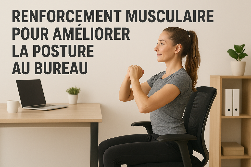 Renforcement musculaire pour améliorer la posture au bureau