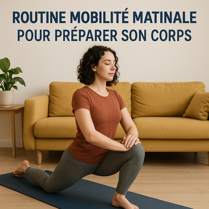 Routine mobilité matinale pour préparer son corps