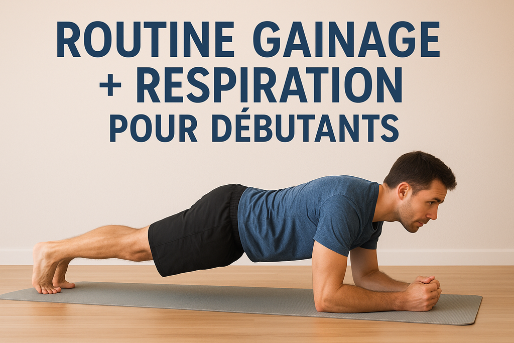 Routine gainage + respiration pour débutants