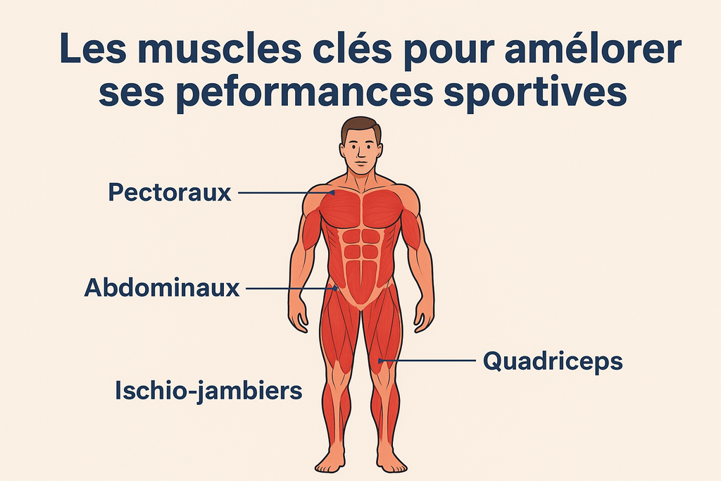 Les muscles clés pour améliorer ses performances sportives