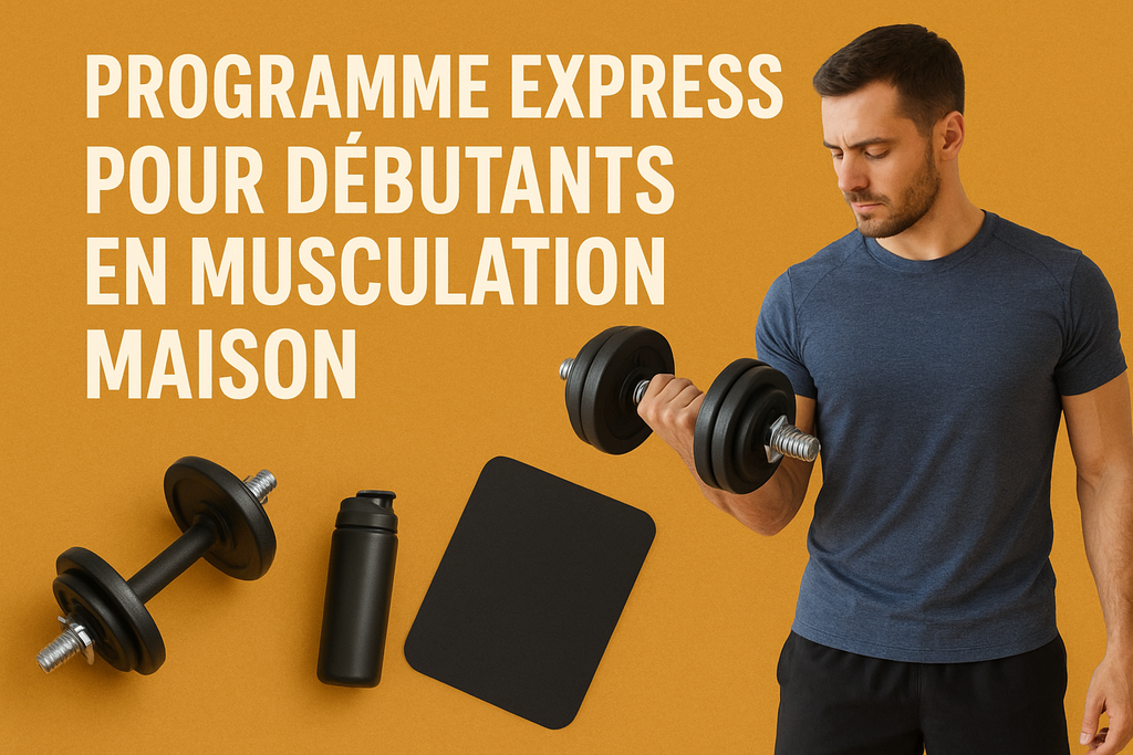 Programme express pour débutants en musculation maison