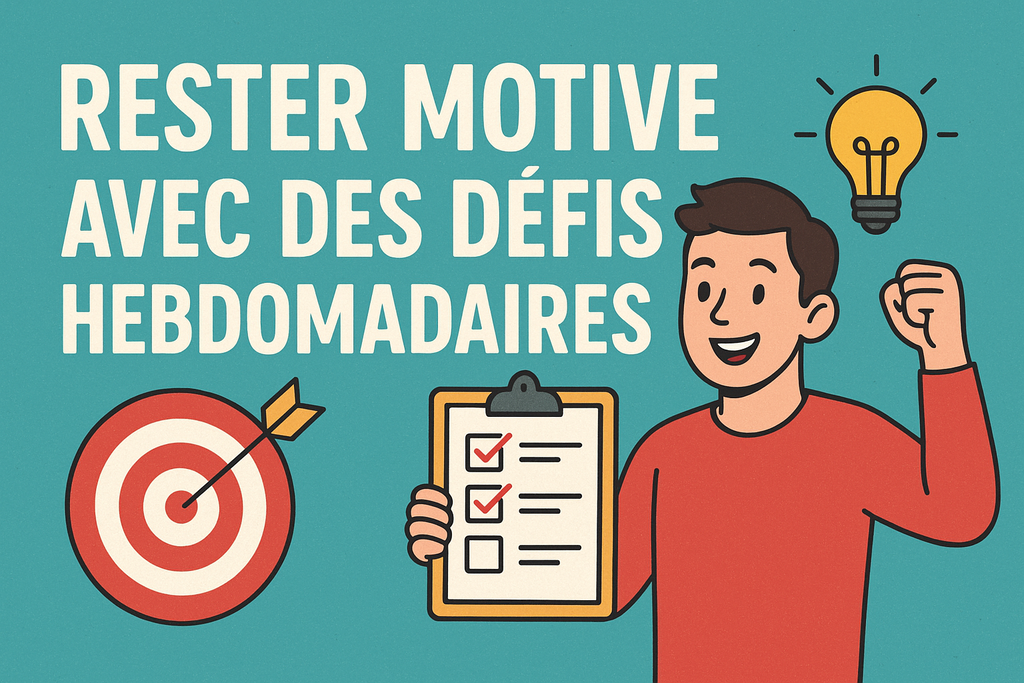 Rester motivé avec des défis hebdomadaires